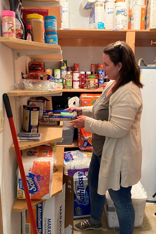 Donating, sorting, and delivering pantry staples plays a big role in LON's mission to serve.